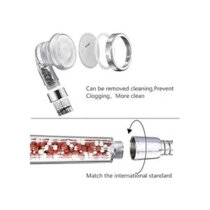 Nosame Cabezal de ducha filtro de filtración de alta