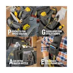 MegaFlint Tirantes de cinturón de herramientas chaleco de_3