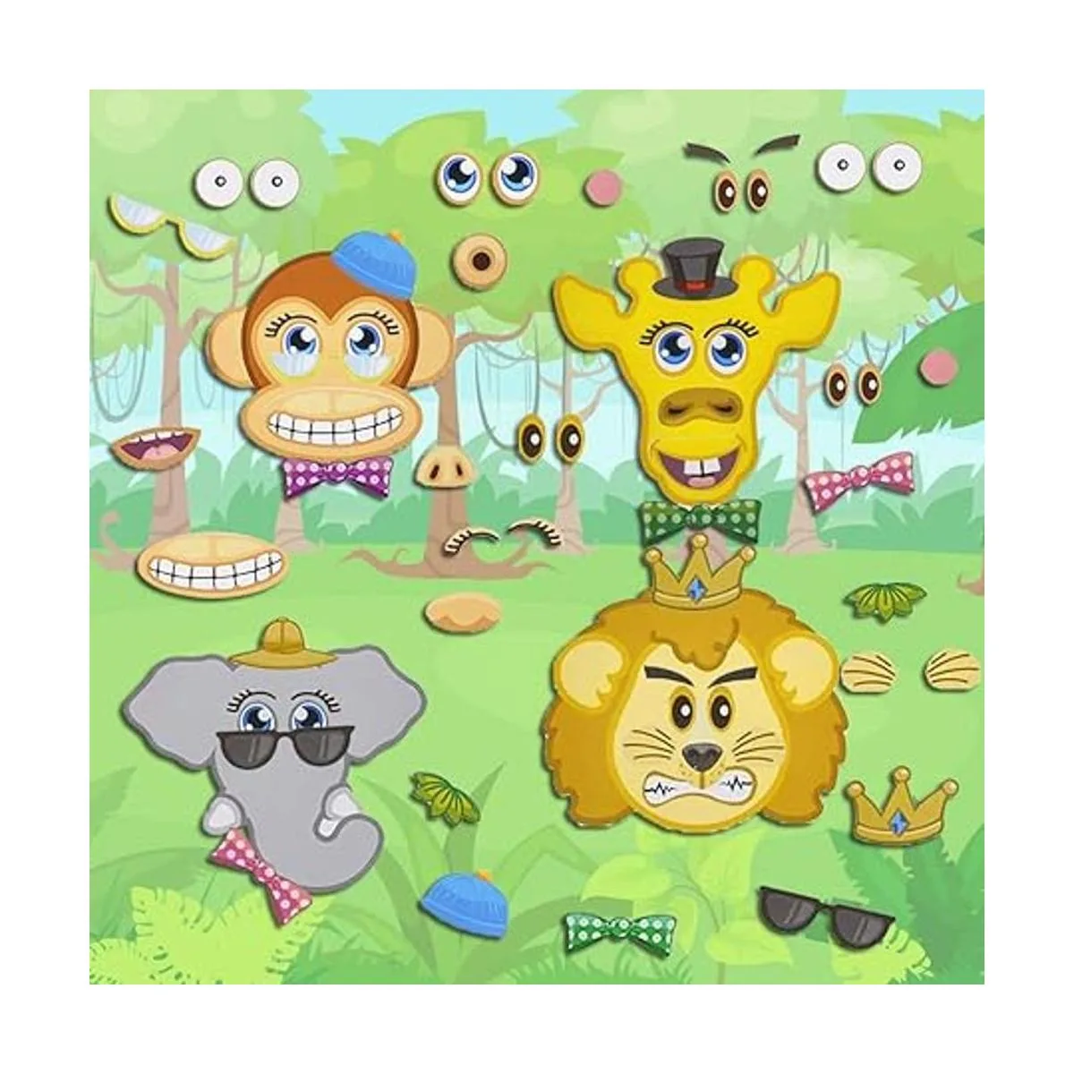 ArtCreativity Make Your Own Zoo Surtido de pegatinas