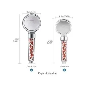 Nosame Cabezal de ducha filtro de filtración de alta