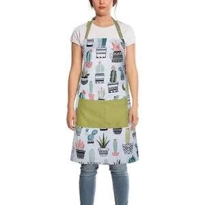 RosieLily Delantal de cactus para mujer con bolsillos_2