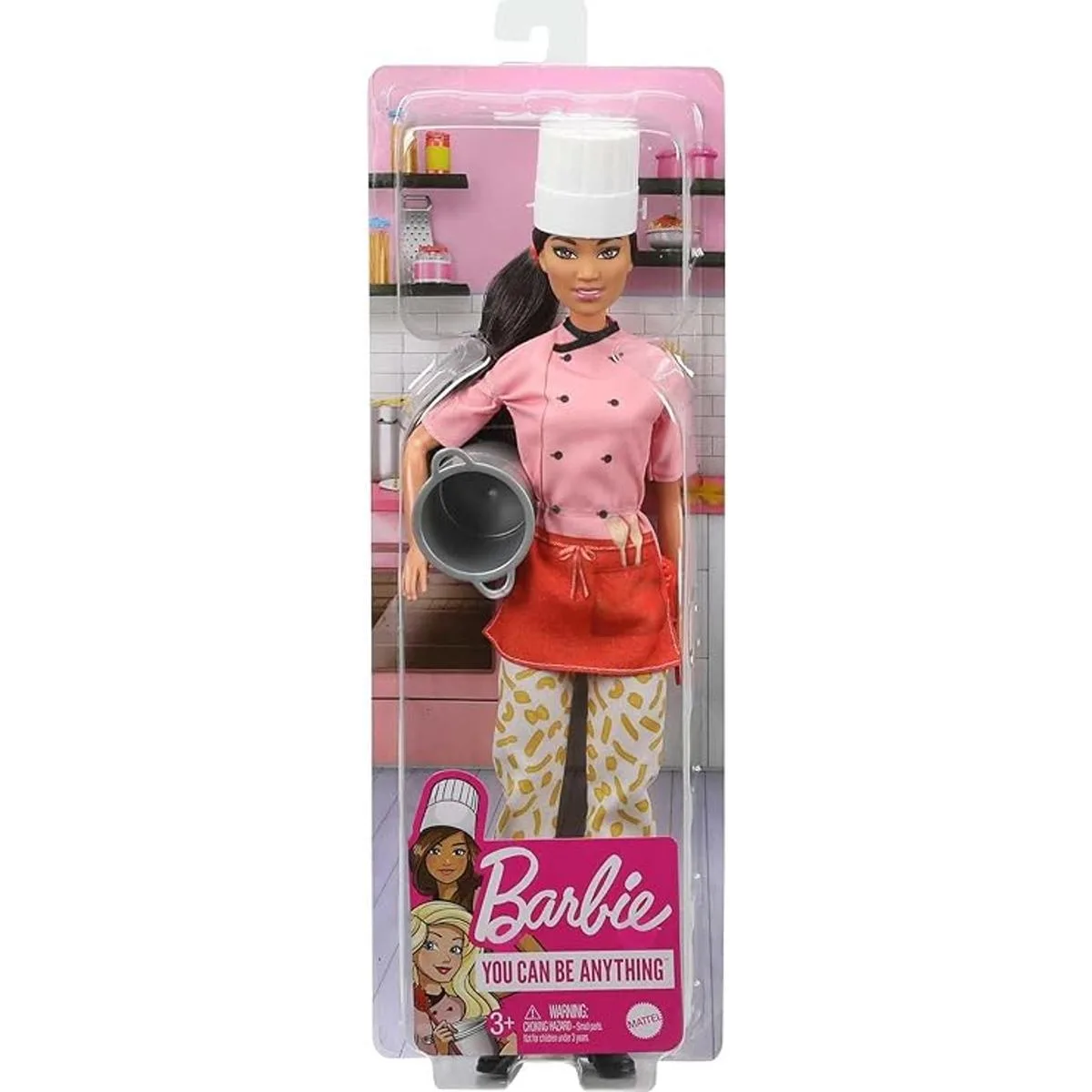 Barbie Pasta Chef Muñeca morena 12 pulgadas con parte_5