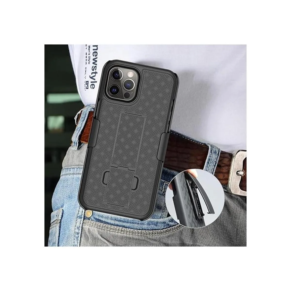 HIDAHE Compatible con iPhone 12 Pro MAX 6.7 pulgadas_4