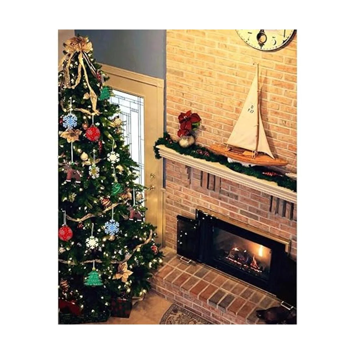 Juego de 40 adornos de madera sin terminar adornos de_6