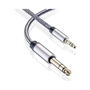 Cable de audio estéreo de 0.138 in a 0.250 in 5.9 ft_2