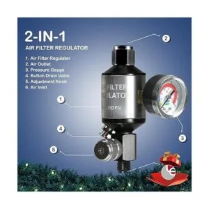 LE LEMATEC Regulador de compresor de aire y separador de_2