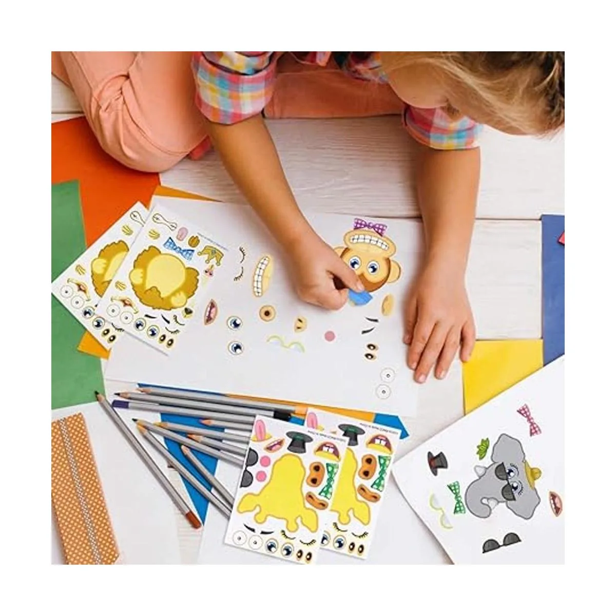 ArtCreativity Make Your Own Zoo Surtido de pegatinas