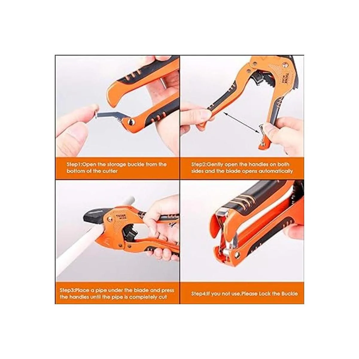 THINKWORK Tubo de trinquete 158 OD y cortadores de