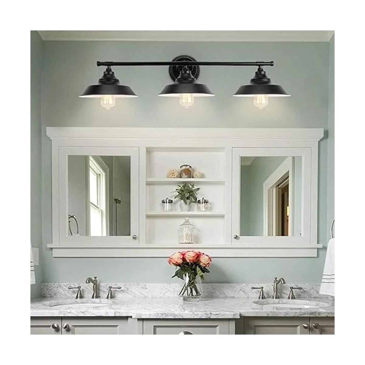 GoYeel Aplique de pared de tocador con 3 luces color_5