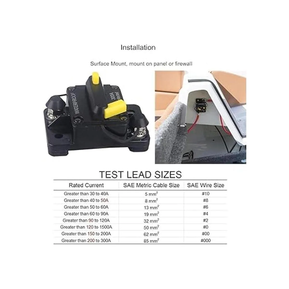 OUHL Disyuntor de 30 amperios fusible de reinicio manual_5
