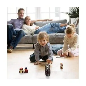 Muñecas rusas de anidación de oso muñecas matryoshka de_6