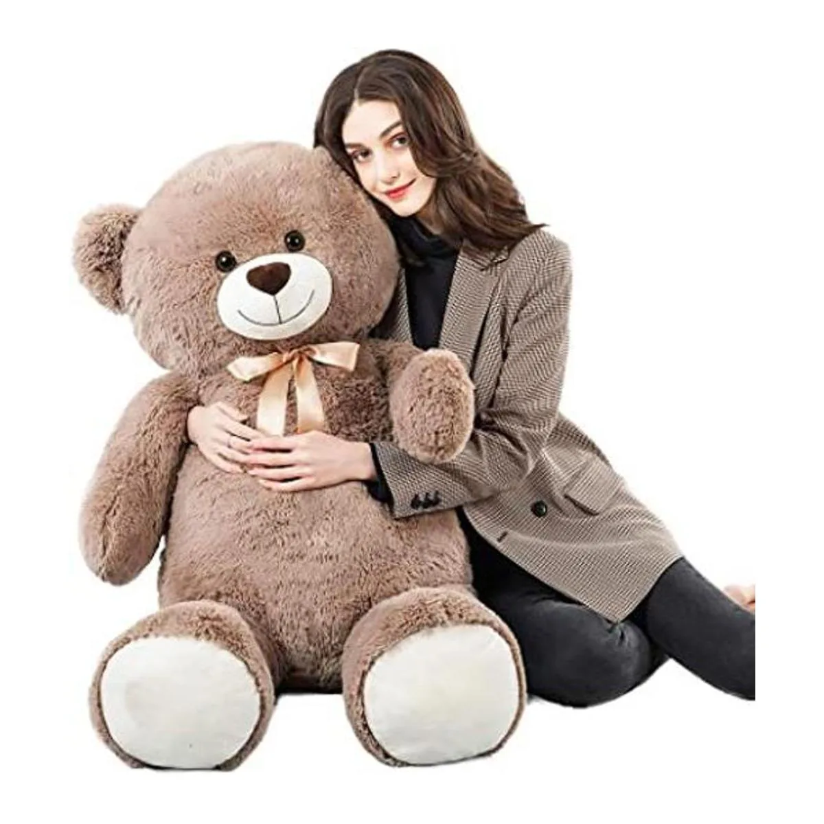 Tezituor Oso de peluche grande peluche gigante de 52