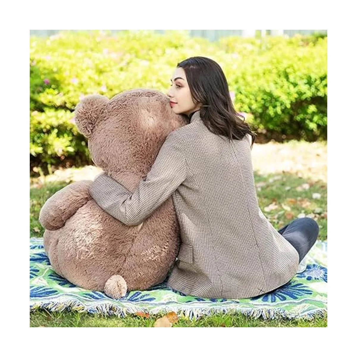 Tezituor Oso de peluche grande peluche gigante de 52