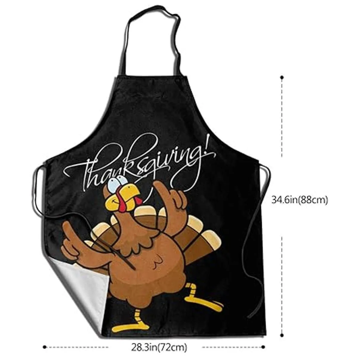 Shuwekk Delantal de pavo de baile de Acción de Gracias_2