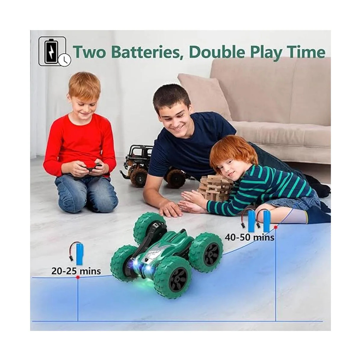 AFUNX Coche de control remoto acrobacias a control remoto_2