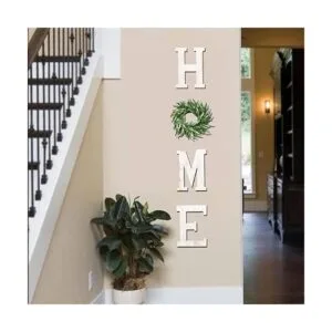 LOSOUR Letras para el hogar con corona decoración de casa