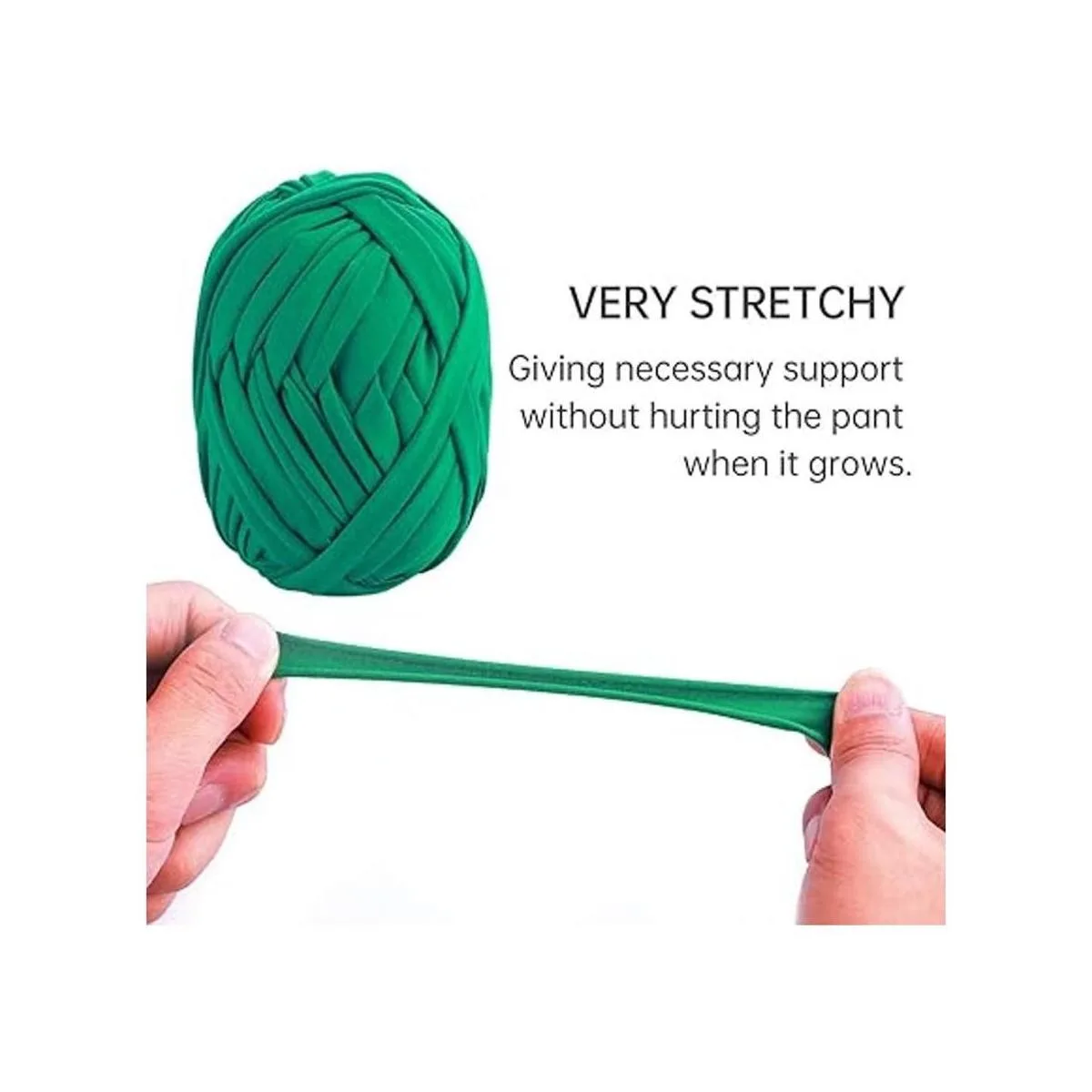 QXUJI 2 cuerdas de jardín verde lazos suaves para plantas_3