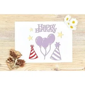 Plantilla de metal para plantillas de cumpleaños para