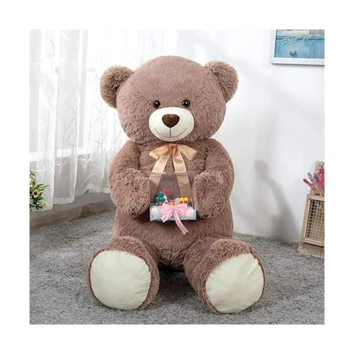 Tezituor Oso de peluche grande peluche gigante de 52