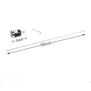 HYS Antena amateur NMO de doble banda de 20 pulgadas VHF_4