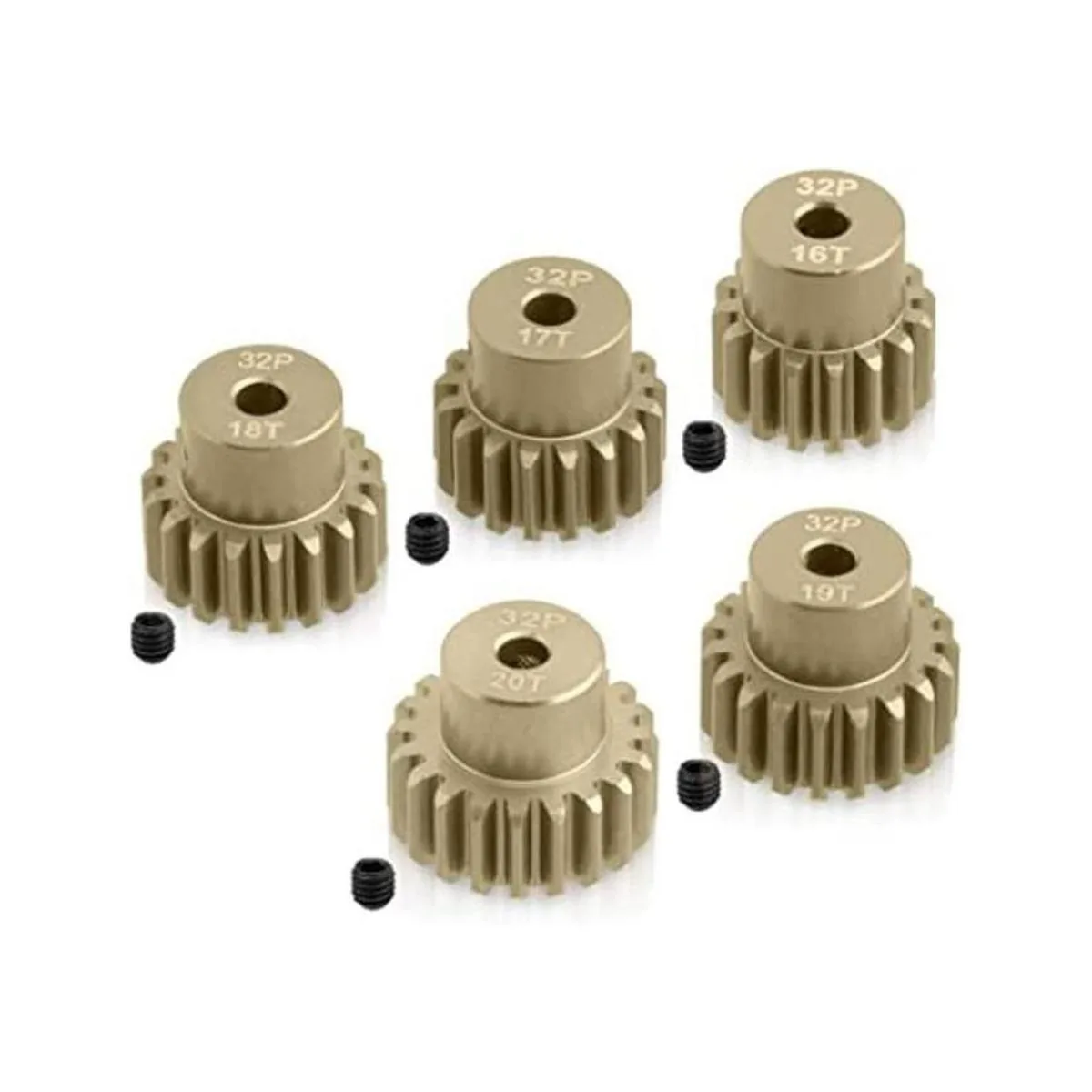 Juego de 5 piezas de engranajes de piñón de motor 32DP 540_1
