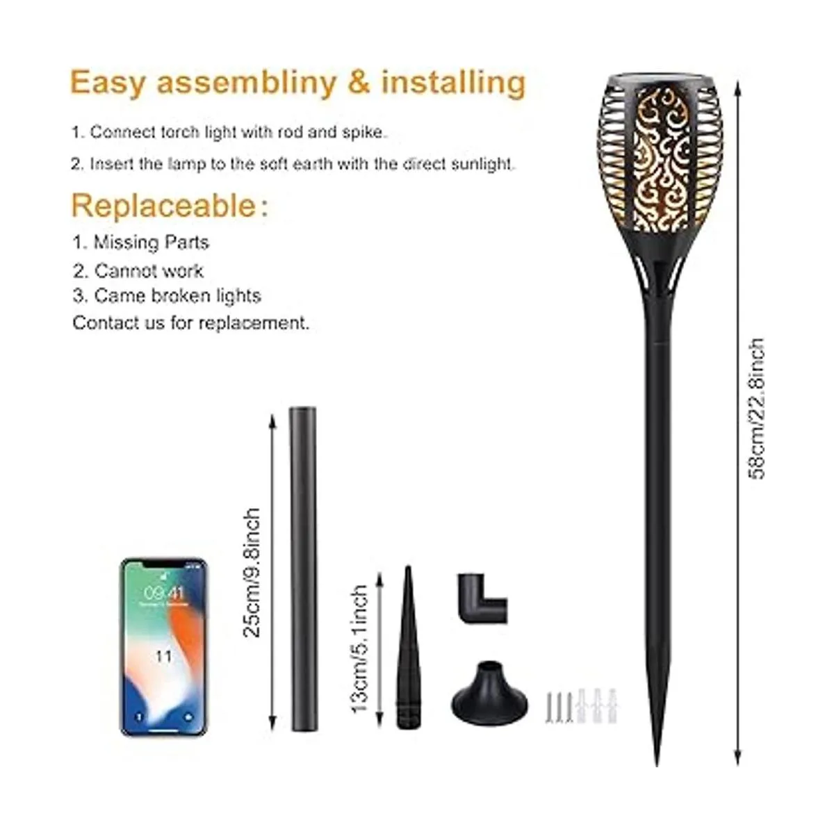 Luces solares permande actualizadas al aire libre luces