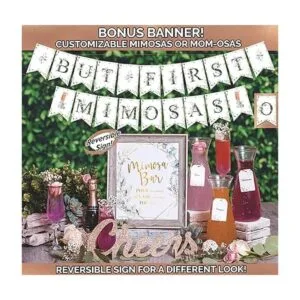 PRESTIGE Kit de decoración de bar de Mimosa decoración_3