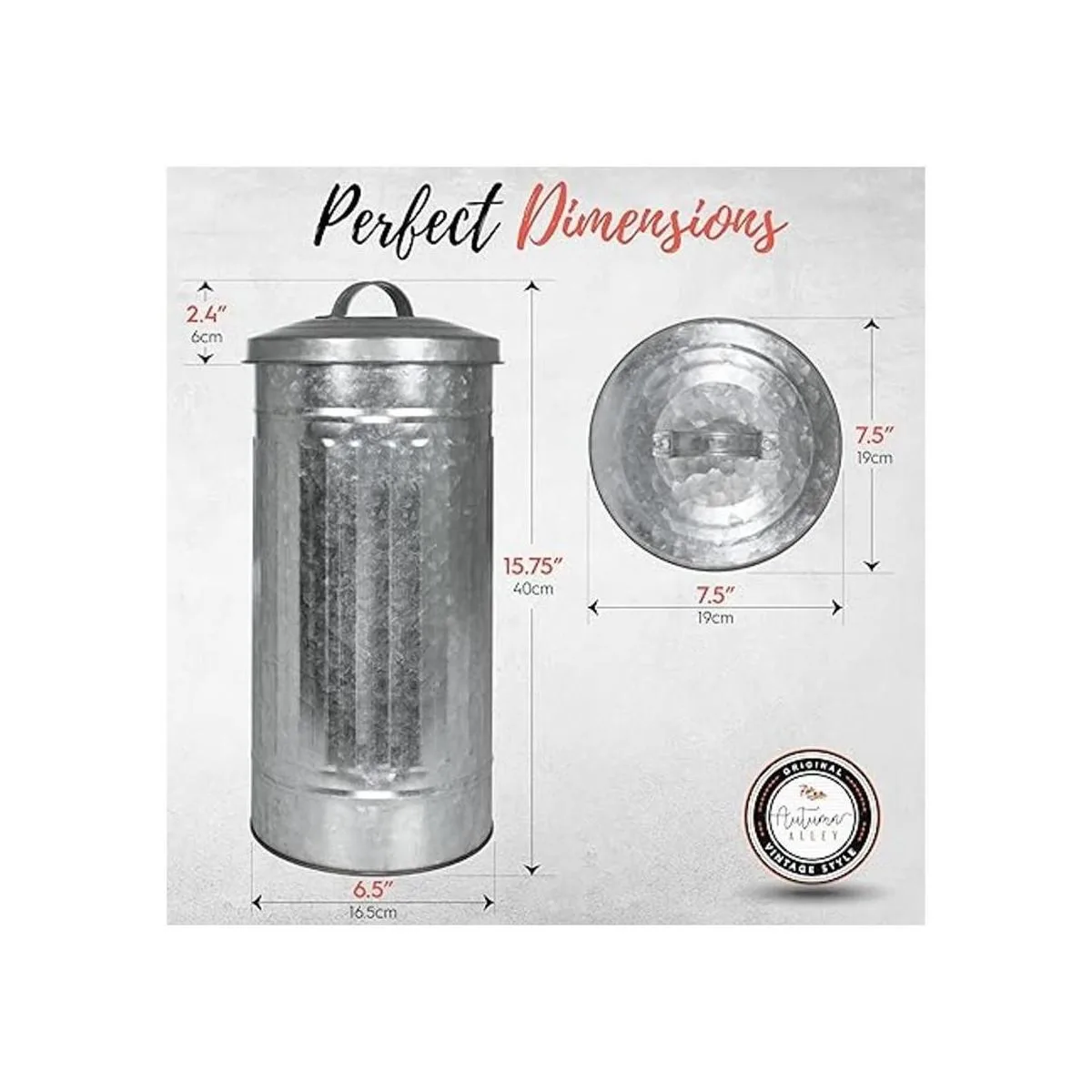 Autumn Alley Soporte organizador de papel higiénico de pie