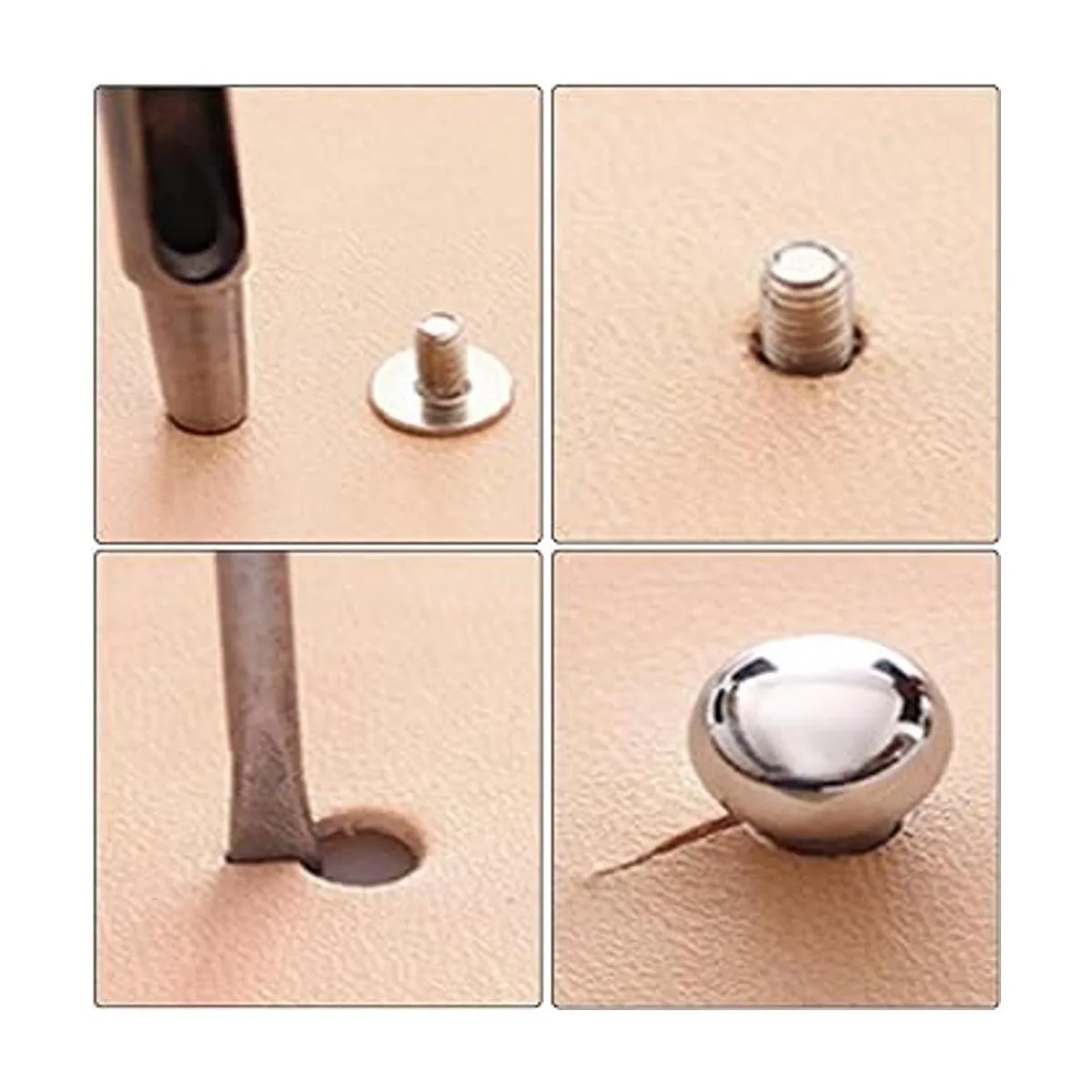 Kyuionty 60 juegos de remaches de tornillo Phillips con_4