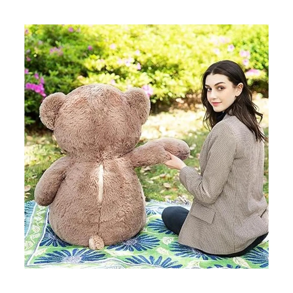Tezituor Oso de peluche grande peluche gigante de 52