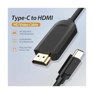 Cable USB C a HDMI 4K 6.6 pies VENTION USB tipo C a HDMI_2