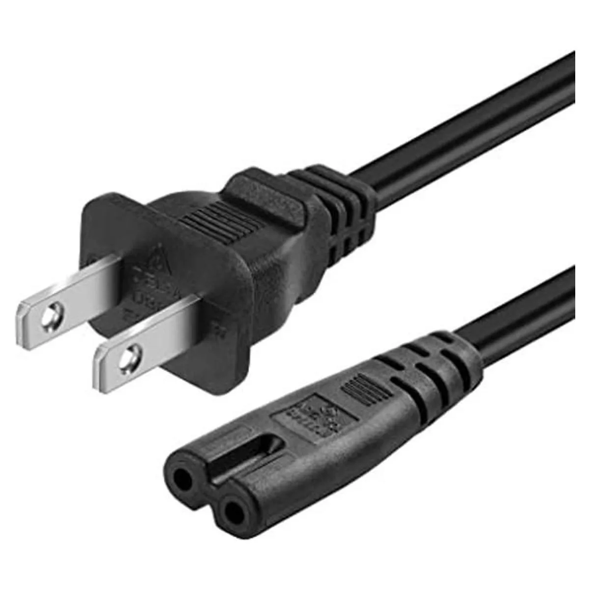 Cable de alimentación de 2 clavijas de repuesto de cable_1