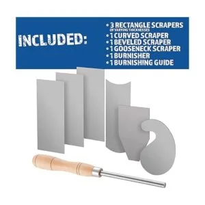 Fulton Raspador de bruñido con 6 piezas de raspador