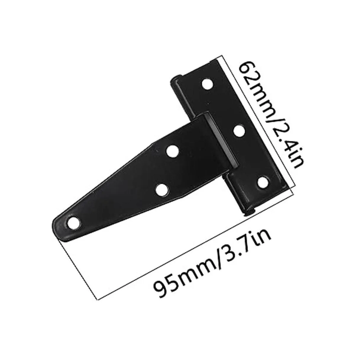 FGen 10pcs bisagra galvanizada en forma de T de 3.0 in_2