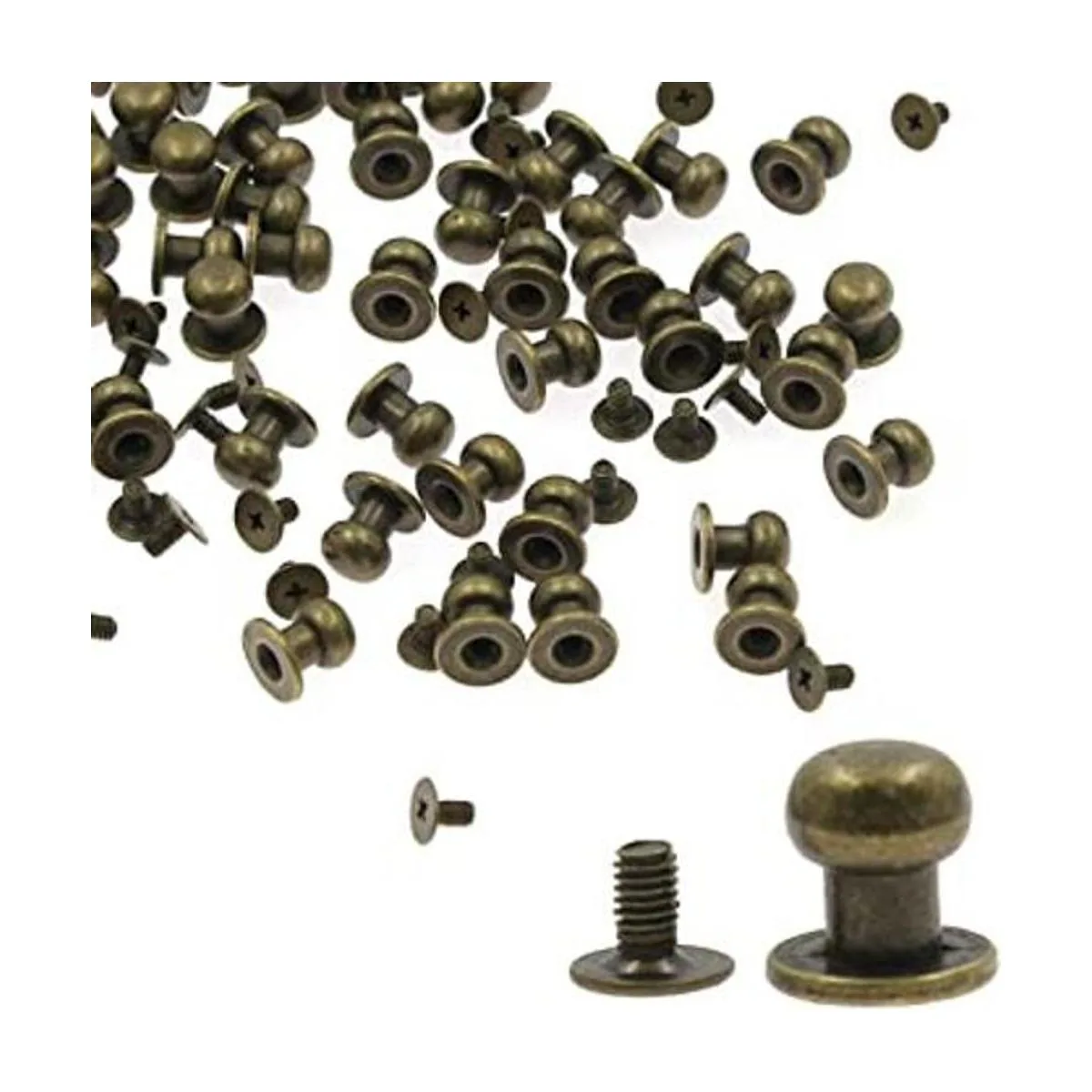 Kyuionty 60 juegos de remaches de tornillo Phillips con_1