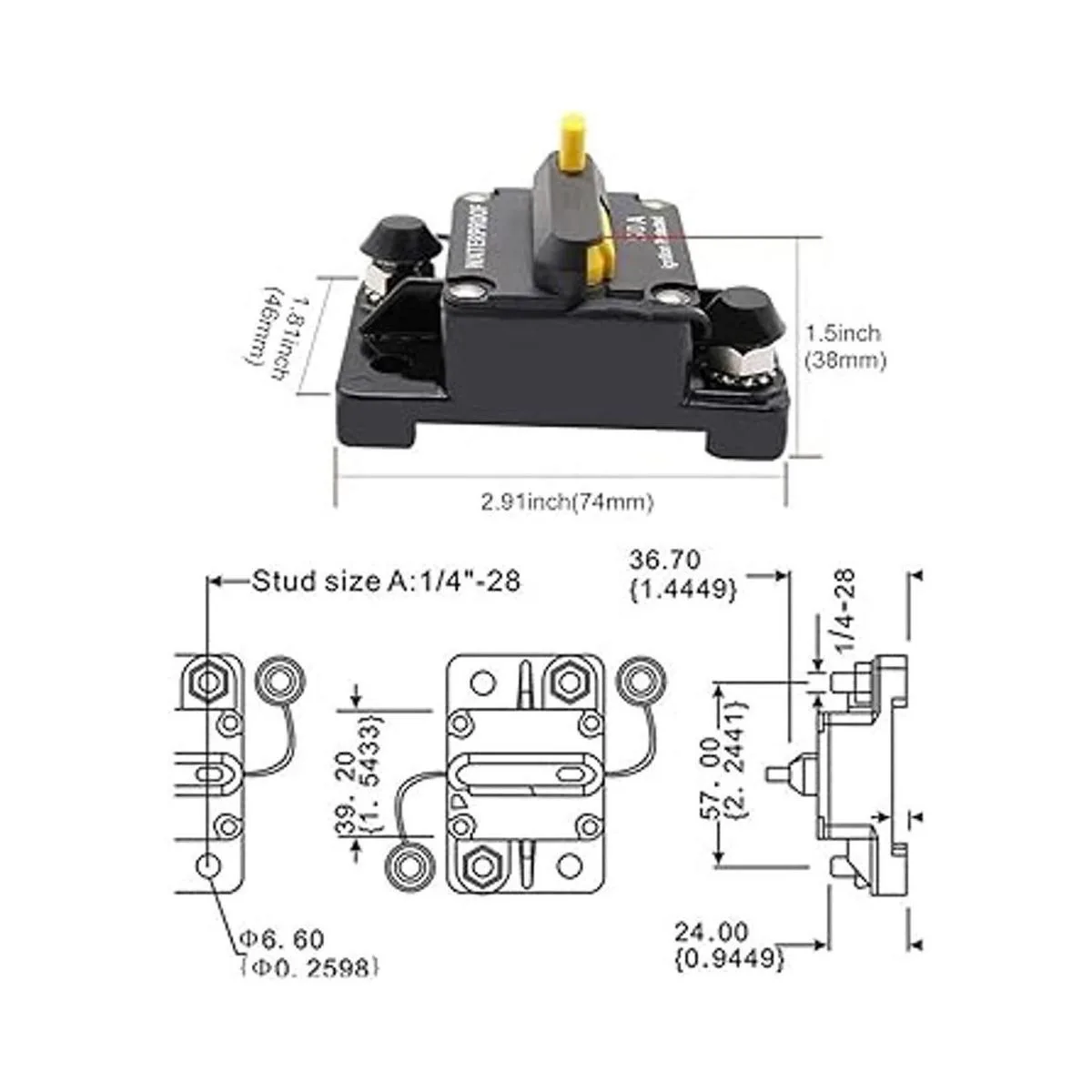 OUHL Disyuntor de 30 amperios fusible de reinicio manual_4