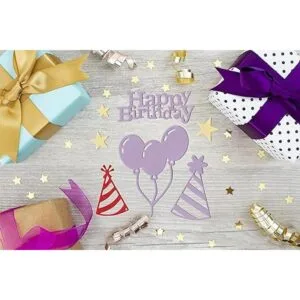 Plantilla de metal para plantillas de cumpleaños para