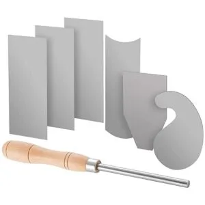 Fulton Raspador de bruñido con 6 piezas de raspador