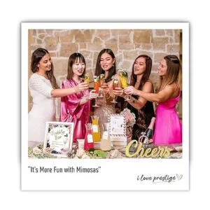 PRESTIGE Kit de decoración de bar de Mimosa decoración_4