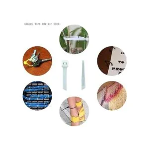 Bridas transparentes de 8 pulgadas 300 bridas de nailon_3