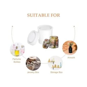 Moldes de resina de 4 estilos para hacer joyas tarros de_6