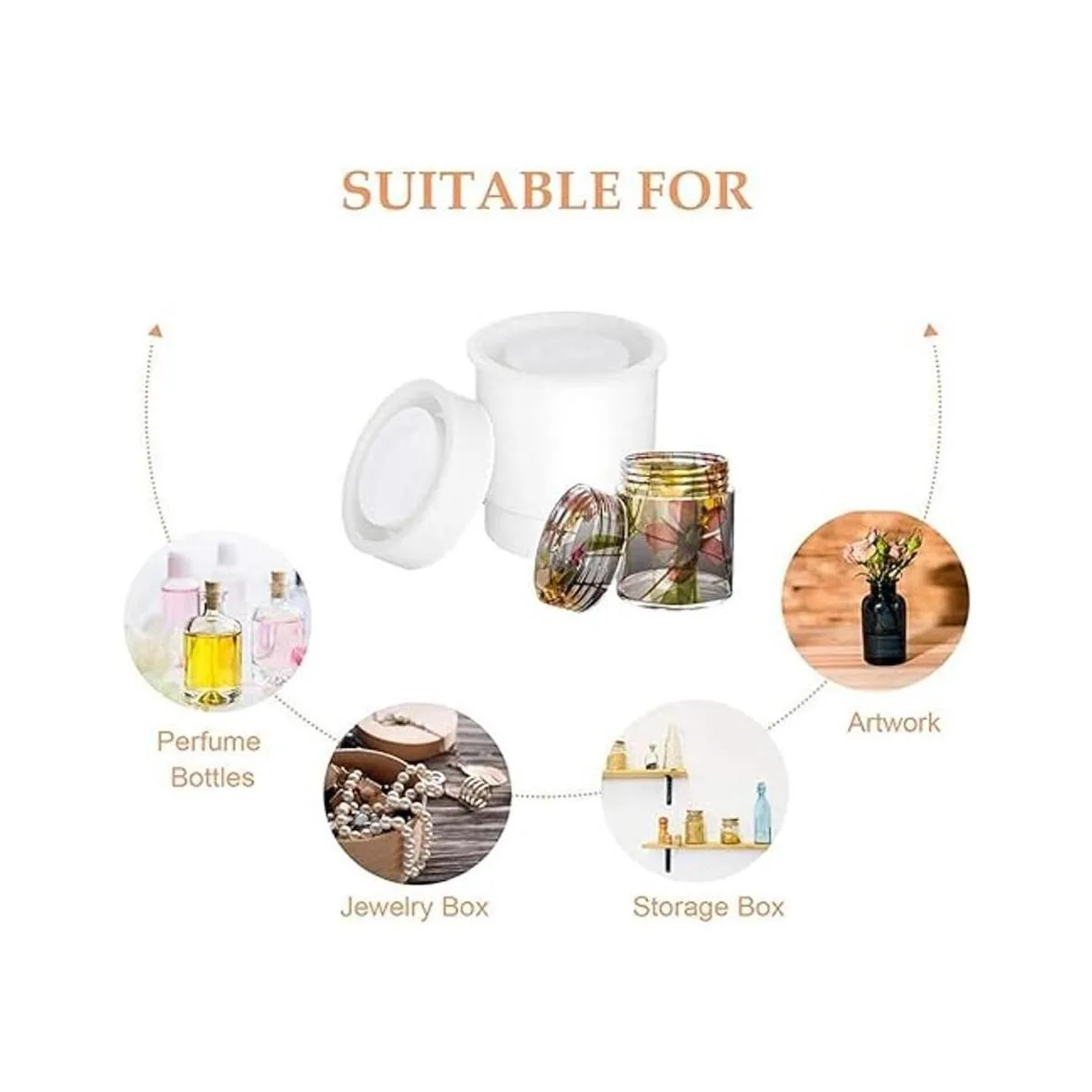 Moldes de resina de 4 estilos para hacer joyas tarros de_6