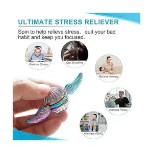 Golden Wizard Fidget Spinners de metal regalos giratorios_6