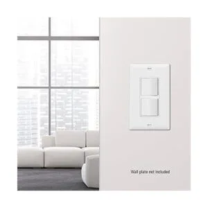 ENERLITES Interruptor decorativo de doble paleta tipo