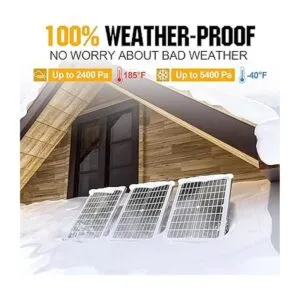 SOLPERK Kit de panel solar de 20 W 12 V cargador de_6