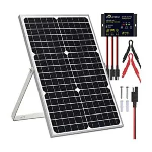 SOLPERK Kit de panel solar de 30 W 12 V cargador de_1