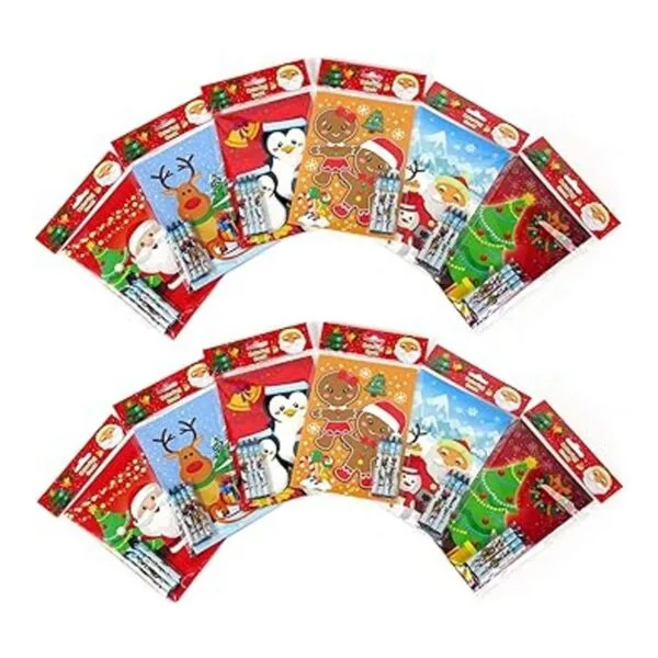 Juego de libros para colorear y lápices de rayón para_2
