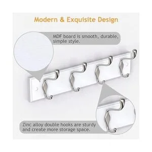 Perchero para pared paquete de 2 ganchos de pared_6