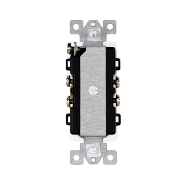 ENERLITES Interruptor decorativo de doble paleta tipo