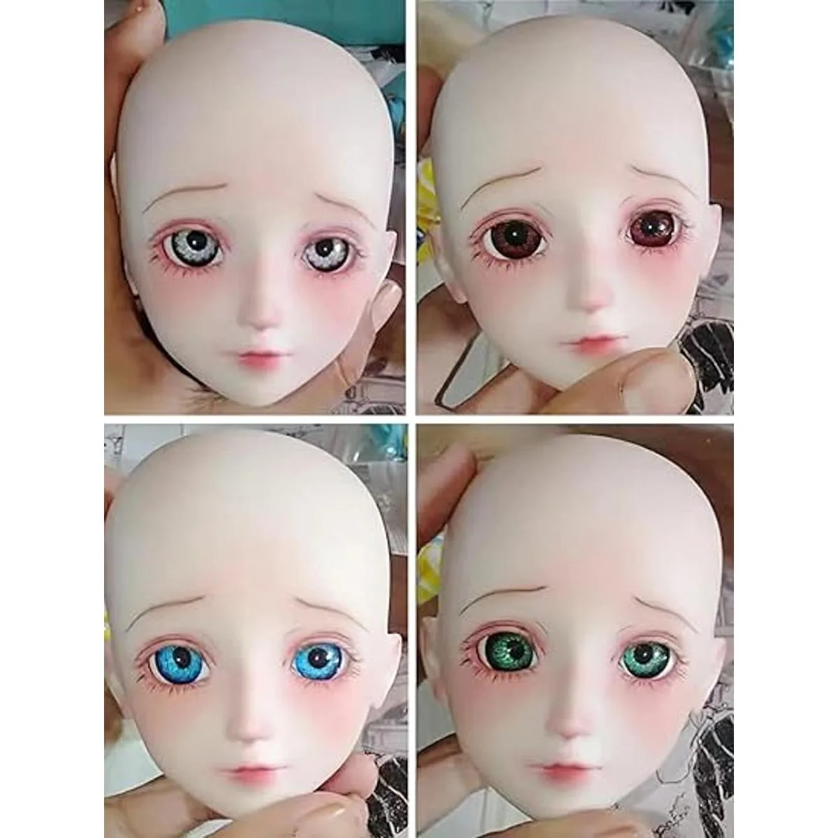 Jashem 8 pares de 4 colores de 0.78 pulgadas 0.866 in_3